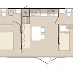 Mobile Homes Sara - Camping Turanj , Adriatic , Dalmatia キャンプ場